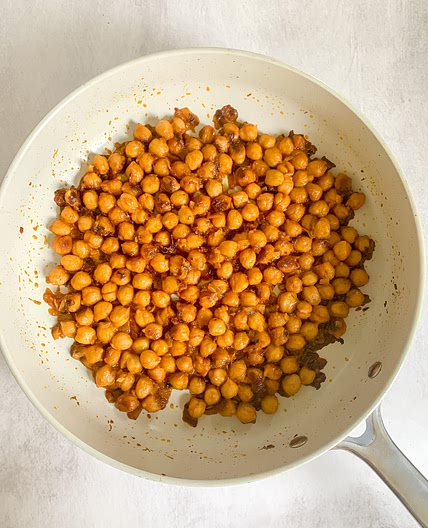 Saucy Coconut Spiced Chickpeas (Vegan, Gluten Free)