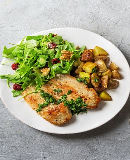 Chicken & Greens with Rosemary Potatoes & Gremolata