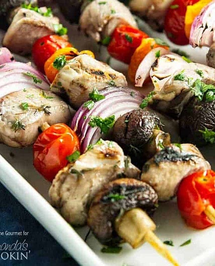 Marinated Chicken Skewers