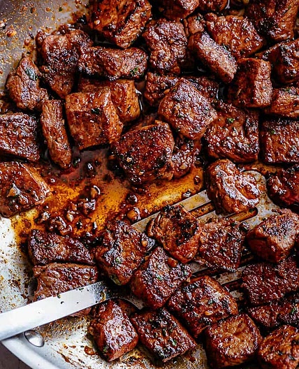 Cajun Butter Steak Bites