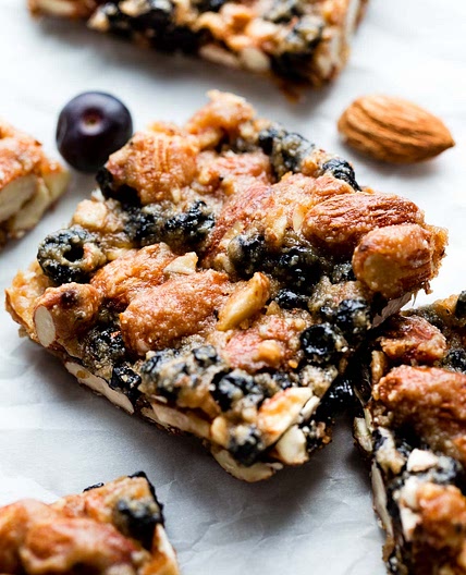Blueberry Almond Snack Bars