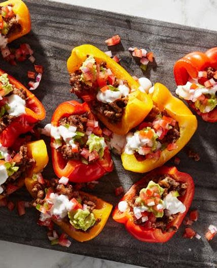 Bell Pepper Keto Nachos