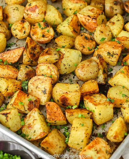 Easy Oven Roasted Potatoes