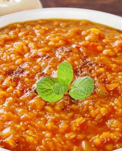 Red lentil curry