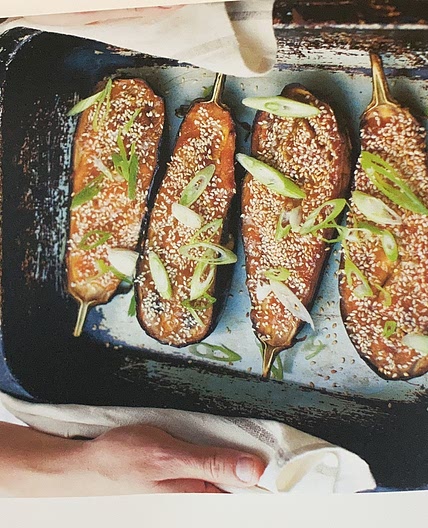 Japanese Aubergine with Mirin and Sesame (Nasu Dengaku)