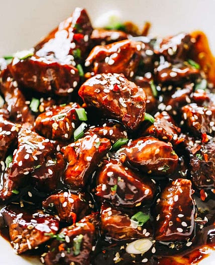 Honey Garlic Steak Bites