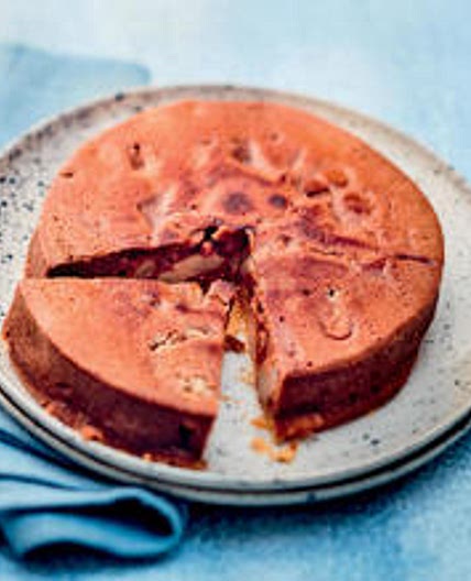 Gâteau poire-chocolat noir
