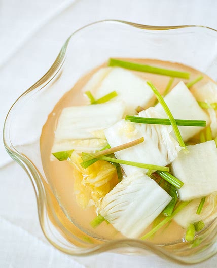 Nabak Kimchi - Spring Water Kimchi with Cabbage and Radish