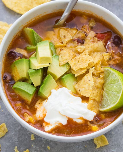 Instant Pot Chicken Tortilla Soup