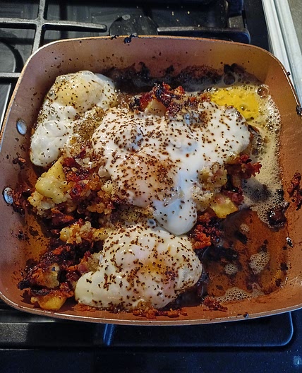 Sweet Potato Hash & Eggs