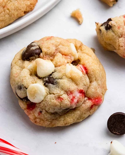 Peppermint Chocolate Chip Cookies
