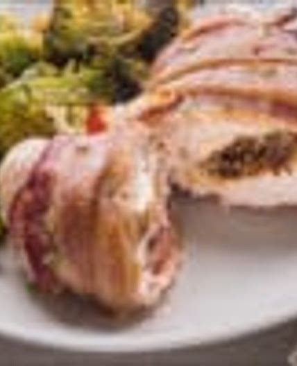 Bacon-Wrapped Stuffed Chicken