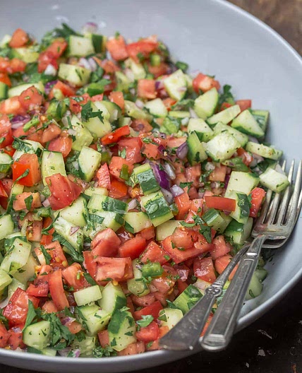 Simple Shirazi Salad Recipe