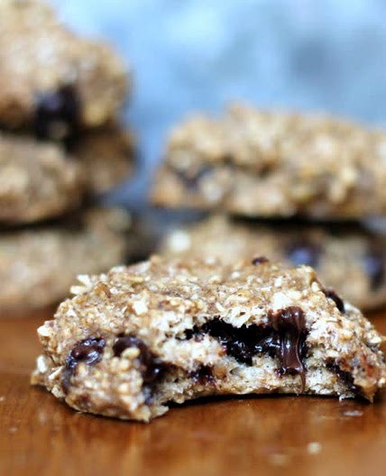 2-Ingredient Healthy Banana Bread Breakfast Cookies