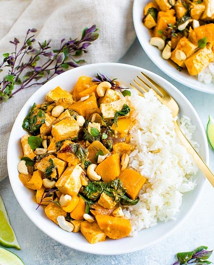 Tofu Pumpkin Curry