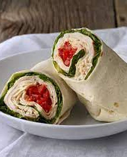 Crunchy Turkey Spinach Wraps
