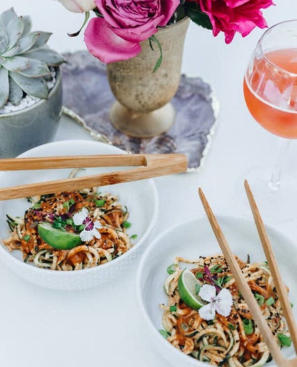 Spicy Sesame Zoodles