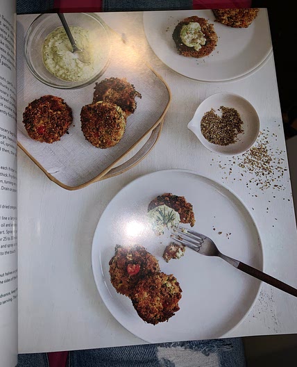 greek zucchini tomato fritters with fresh herbs 