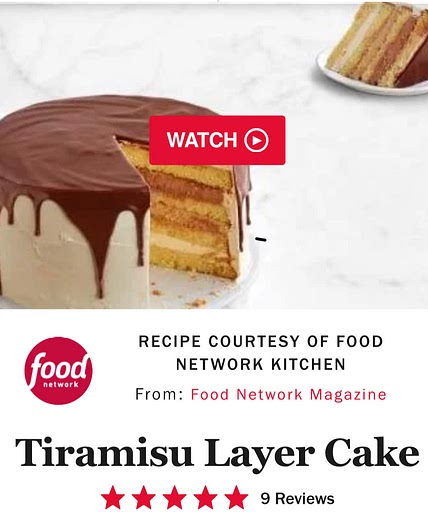Tiramisu Layer Cake