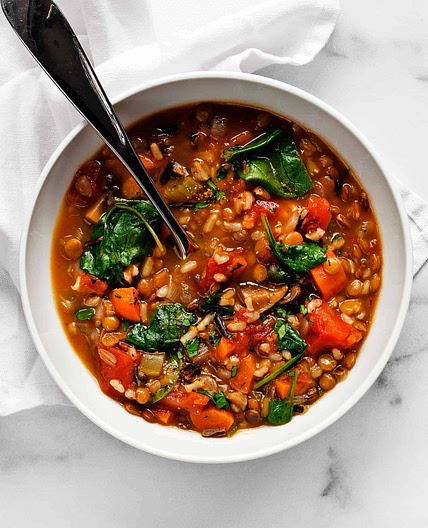 Lentil Wild Rice Soup