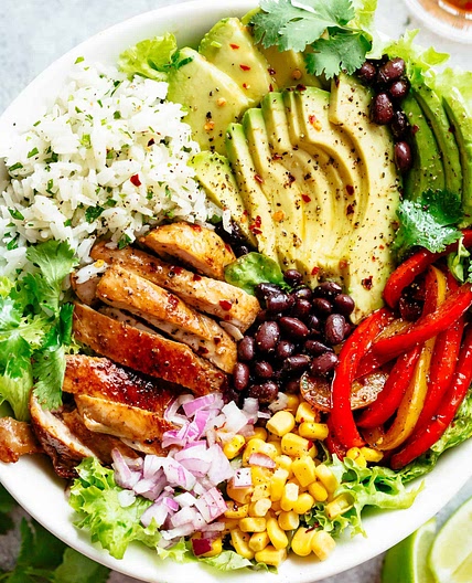 Fajita Chicken Burrito Bowl