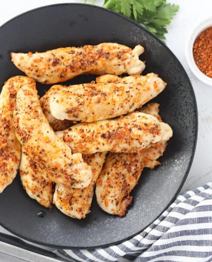 Air Fryer Chicken Tenders (No Breading) Keto, Whole30, GF