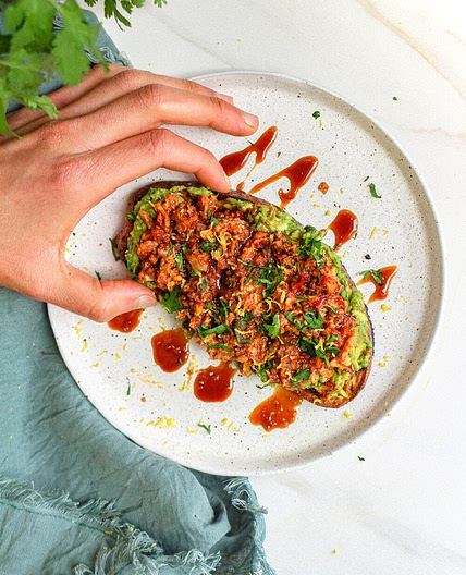 Harissa Sardines Avocado Toast — Lahb Co. Eats