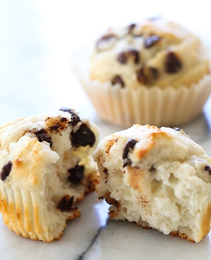 Yogurt Chocolate Chip Muffins