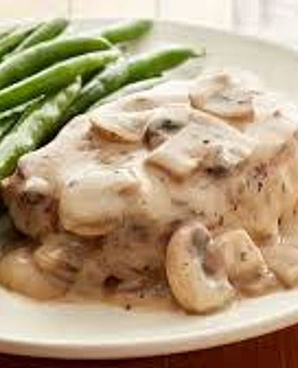 Pork Chops With Mushroom Gravy