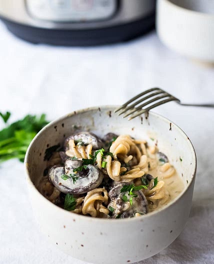 Mushroom Stroganoff (Instant Pot)