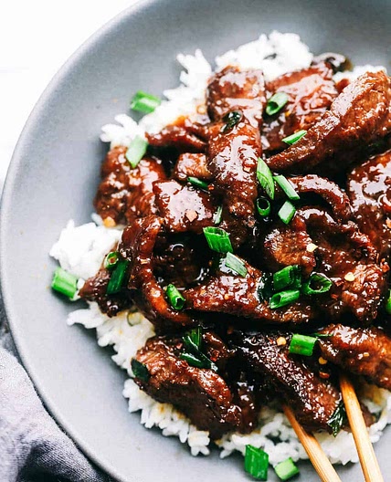 Super Easy Mongolian Beef (Tastes Just like P.F. Changs!)