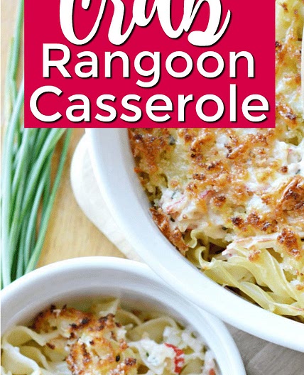 Easy Crab Rangoon Casserole