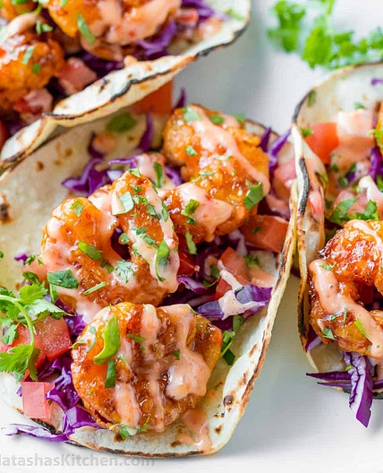 Bang Bang Shrimp Tacos (Dynamite Shrimp)