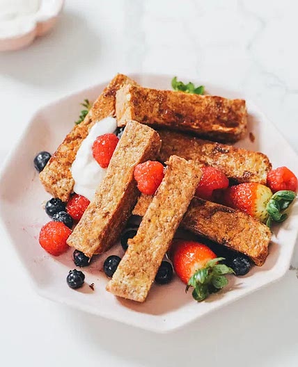 Healthy French Toast Sticks - High Protein