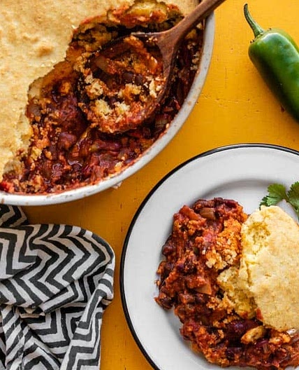 Chili Cornbread Skillet
