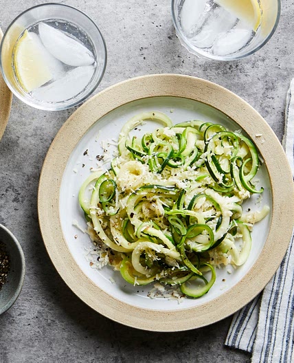 Zucchini Noodle Cacio e Pepe