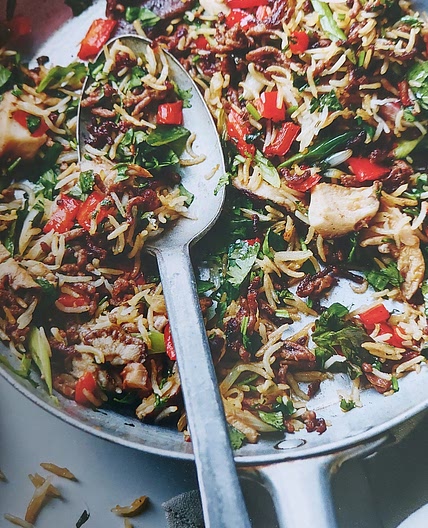 Beef, Shiitake and Spring Onion Risotto
