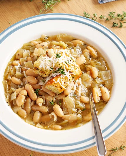 Crock Pot White Bean French Onion Soup