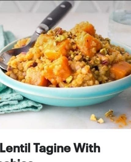 Red Lentil Tagline With Pistachios