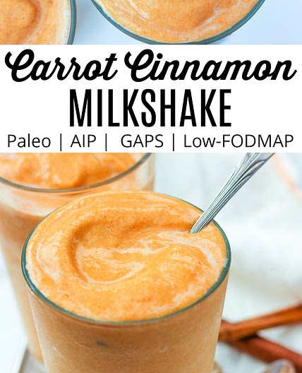 Carrot Cinnamon Milkshake