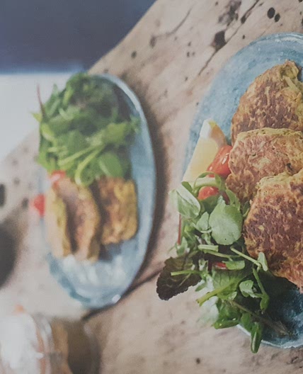 Courgette and ricotta pancakes