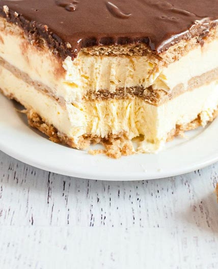 No Bake Eclair Cake