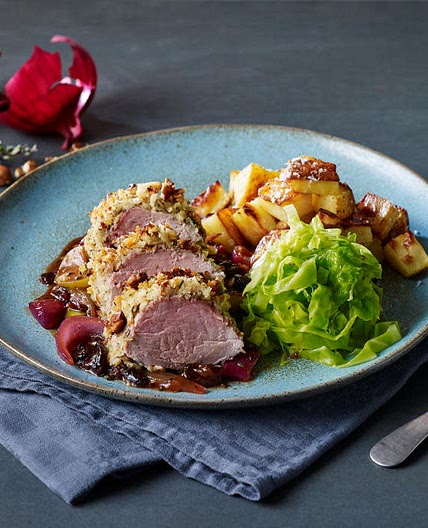 G - Hazelnut Crusted Pork Tenderloin