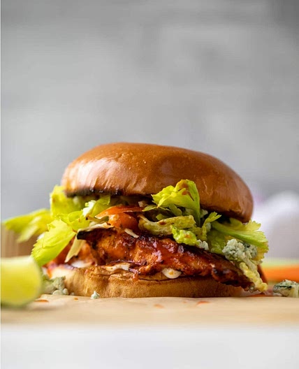 Grilled Buffalo Chicken Sandwiches
