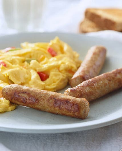 Turkey Sausage & Sassy Scrambled Eggs