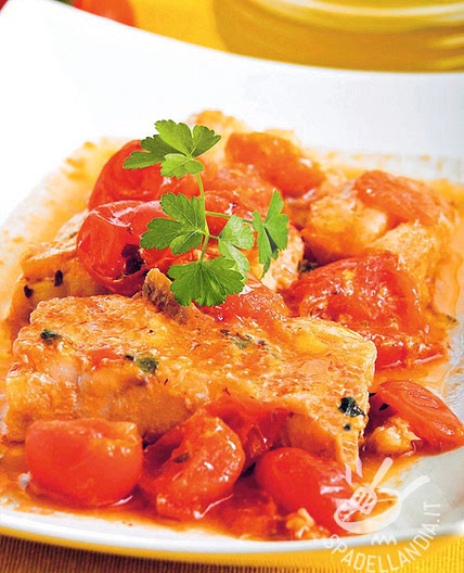 Filetti di merluzzo con pomodorini