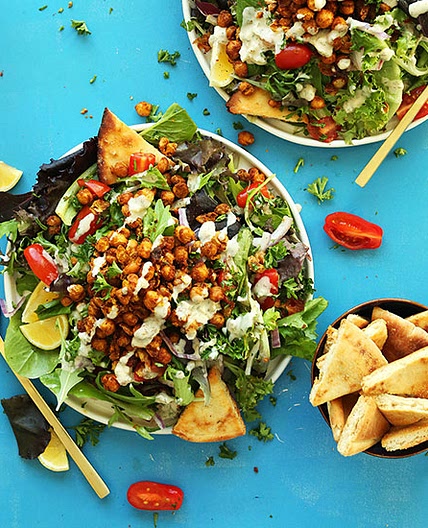 Chickpea Shawarma Salad