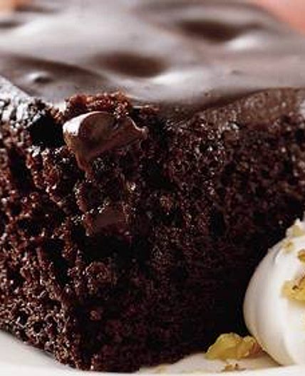 Chocolate Pudding Poke Cake