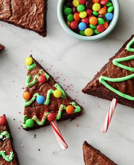 Holiday Tree Brownies