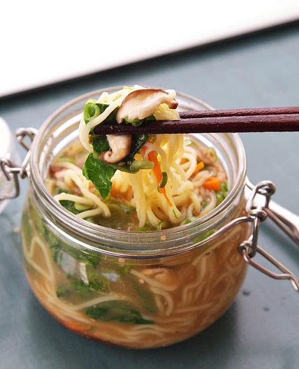 DIY Instant Noodles With Vegetables and Miso-Sesame Broth Recipe